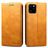 Suteni Art iPhone 11 Hoesje Bookcase Portemonnee - Cognac