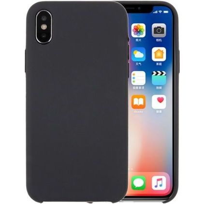 Mobigear Colors iPhone X Siliconen Hoesje Backcover - Grijs