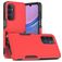 Mobigear Heavy Armor Samsung Galaxy A16 Hoesje Hardcase Backcover Shockproof - Rood