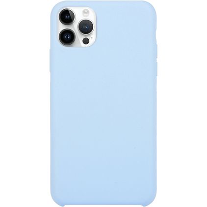 Mobigear Rubber Touch iPhone 15 Pro Siliconen Hoesje Backcover - Blauw