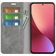 Mobigear Retro Slim Xiaomi 12 Pro Hoesje Bookcase Portemonnee - Grijs
