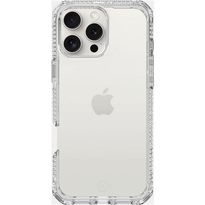ITSKINS Level 2 SpectrumClear R Doorzichtig iPhone 16 Pro Hoesje Flexibel TPU Backcover Shockproof - Transparant