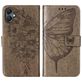Mobigear Butterfly Samsung Galaxy A05 Hoesje Bookcase Portemonnee - Grijs