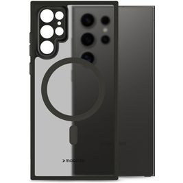 Mobilize Hybrid Samsung Galaxy S24 Ultra MagSafe Hoesje Hardcase Backcover Shockproof - Zwart