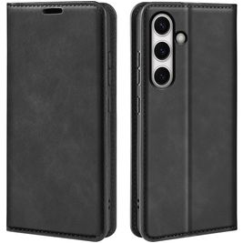 Mobigear Retro Slim Samsung Galaxy S24 FE Hoesje Bookcase Portemonnee - Zwart