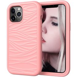 Mobigear Wave iPhone 12 Mini Hoesje Hardcase Backcover Shockproof - Roze