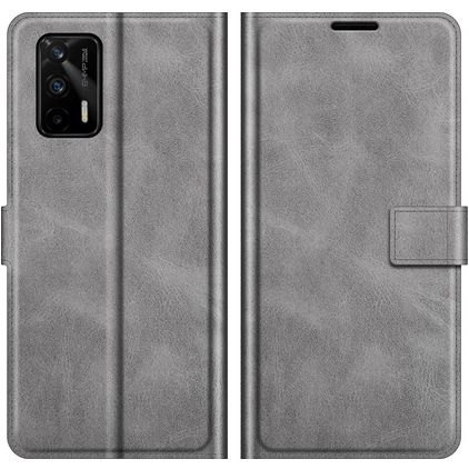 Mobigear Wallet Realme GT Hoesje Bookcase Portemonnee - Grijs