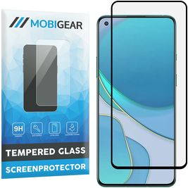Mobigear Premium OnePlus 8T Glazen Screenprotector - Case Friendly - Zwart