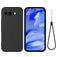 Mobigear Rubber Touch Google Pixel 10a Siliconen Hoesje Backcover - Zwart