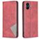 Mobigear Rhombus slim Samsung Galaxy A05 Hoesje Bookcase - Rood