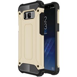 Mobigear Outdoor Samsung Galaxy S8 Hoesje Hardcase Backcover Shockproof - Goud