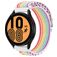 Mobigear Alpine Nylon Smartwatch Bandje Gespsluiting - 22 mm - Rainbow