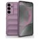 Mobigear Bumpy Samsung Galaxy S25 Plus Hoesje Flexibel TPU Backcover - Paars