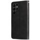 Mobigear Zipper Samsung Galaxy S23 Ultra Hoesje Bookcase Portemonnee - Zwart