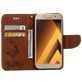 Mobigear Butterfly Samsung Galaxy A5 (2017) Hoesje Bookcase Portemonnee - Bruin