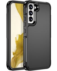 Mobigear Traveller Samsung Galaxy S22 Hoesje Hardcase Backcover Shockproof - Zwart