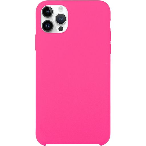 Mobigear Rubber Touch iPhone 15 Pro Max Siliconen Hoesje Backcover - Magenta