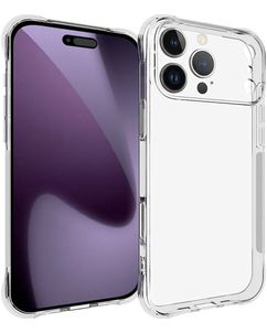 Mobigear Cushion Doorzichtig iPhone 17 Pro Hoesje Flexibel TPU Backcover - Transparant