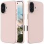 Mobigear Rubber Touch iPhone 16 Plus Siliconen Hoesje Backcover - Roze