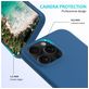 Mobigear Rubber Touch iPhone 16 Pro Max Siliconen Hoesje Backcover - Blauw