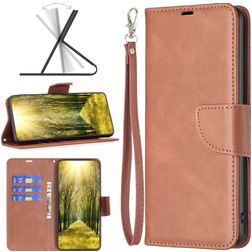 Mobigear Excellent Nokia X30 Hoesje Bookcase Portemonnee - Bruin