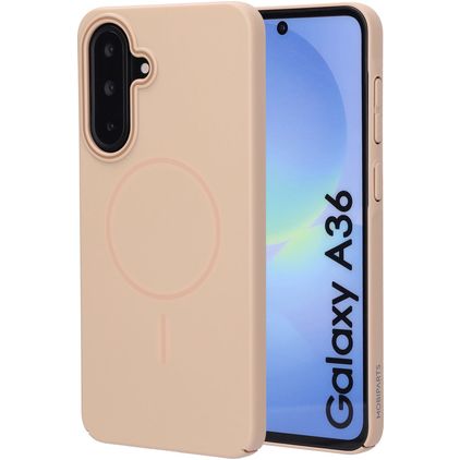 Mobiparts Slim Line Samsung Galaxy A36 MagSafe Hoesje Hardcase Backcover - Dune Sand