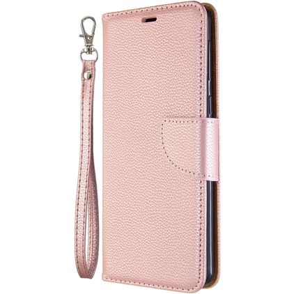 Mobigear Excellent Samsung Galaxy A21 Hoesje Bookcase Portemonnee - Roségoud