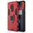 Mobigear Armor Ring OnePlus 8 Pro Hoesje Hardcase Backcover Shockproof met Ringhouder - Rood