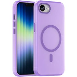 Mobigear Shockproof iPhone 16e MagSafe Hoesje Hardcase Backcover - Paars