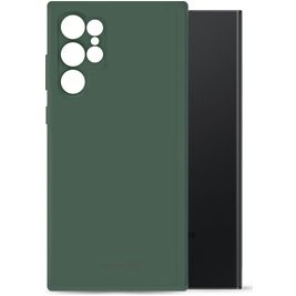 Mobilize Rubber Gelly Samsung Galaxy S24 Ultra Hoesje Flexibel TPU Backcover - Matt Green