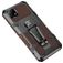Mobigear Armor Stand Realme C21 Hoesje Hardcase Backcover Shockproof met Standaard - Bruin