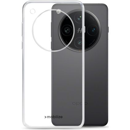 Mobilize Gelly Doorzichtig OPPO Find X8 Pro Hoesje Flexibel TPU Backcover - Transparant