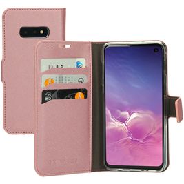 Mobiparts Saffiano Wallet Samsung Galaxy S10e Hoesje Bookcase Portemonnee - Roze
