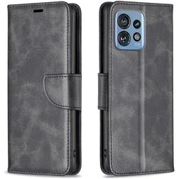 Mobigear Excellent Motorola Edge 40 Pro Hoesje Bookcase Portemonnee - Zwart