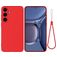 Mobigear Rubber Touch Samsung Galaxy S25 FE Siliconen Hoesje Backcover - Rood
