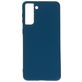Mobiparts Samsung Galaxy S21 Plus Siliconen Hoesje Backcover - Blueberry Blue