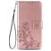 Mobigear Clover Samsung Galaxy A52 Hoesje Bookcase Portemonnee - Roségoud