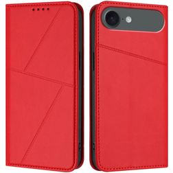 Mobigear Frosted Flip iPhone Air Hoesje Bookcase Portemonnee - Rood