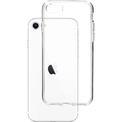 Mobiparts Classic Doorzichtig iPhone SE (2022) Hoesje Flexibel TPU Backcover - Transparant