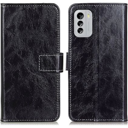 Mobigear Basic Nokia G60 5G Hoesje Bookcase Portemonnee - Zwart
