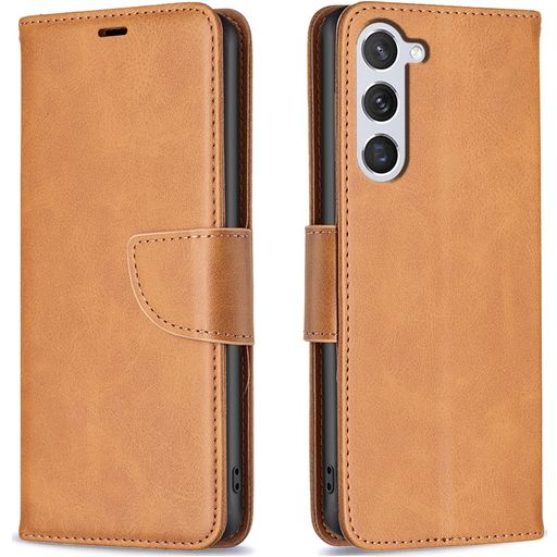 Mobigear Excellent Samsung Galaxy S24 Hoesje Bookcase Portemonnee - Cognac