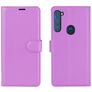 Mobigear Classic Motorola One Fusion Plus Hoesje Bookcase Portemonnee - Paars