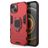Mobigear Armor Ring iPhone 13 Hoesje Hardcase Backcover Shockproof met Ringhouder - Rood