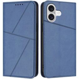 Mobigear Frosted Flip iPhone 17 Hoesje Bookcase Portemonnee - Blauw