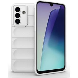Mobigear Bumpy Samsung Galaxy A17 Hoesje Flexibel TPU Backcover - Wit