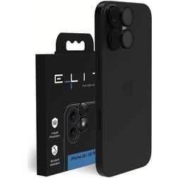 Elite iPhone 16 Glazen Camera Lens Protector - Case Friendly - Zwart