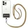 Mobigear Lanyard Universeel Verstelbaar Telefoonkoord - Taupe