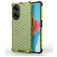 Mobigear Honeycomb OPPO A98 Hoesje Hardcase Backcover Shockproof - Groen