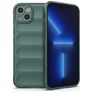 Mobigear Bumpy iPhone 14 Plus Hoesje Flexibel TPU Backcover - Groen
