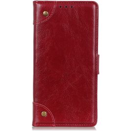 Mobigear Ranch Samsung Galaxy A90 Hoesje Bookcase Portemonnee - Bordeaux Rood